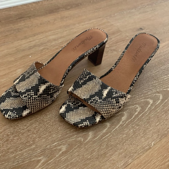 Madewell Snake Skin Mule - Picture 2 of 3